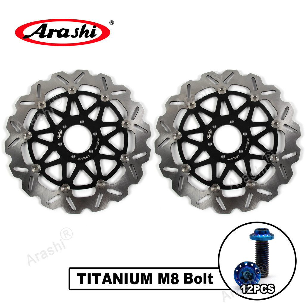 Arashi CNC Full Floating Front เบรคดิสก์โรเตอร์สําหรับ DUCATI 888 DESTRO 1993 1994 / MONSTER 900 199