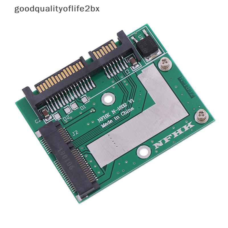 [ใหม่] mSATA SSD ถึง 2.5 SATA 6.0gps อะแดปเตอร์แปลงการ์ดโมดูลบอร์ด mini pcie ssd [TH]
