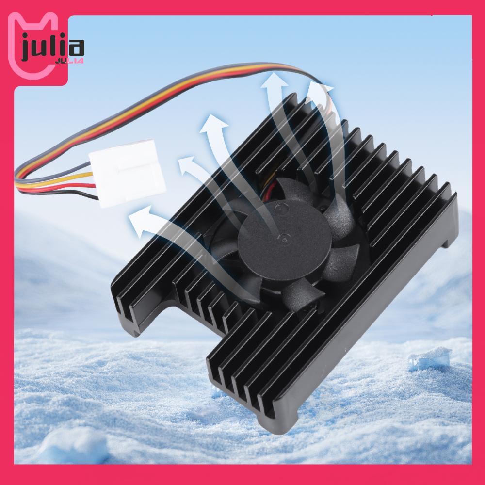 พัดลมระบายความร้อนอลูมิเนียมใช้งานร่วมกับ Raspberry Pi Compute Module 4 อลูมิเนียม Active Heatsink ค