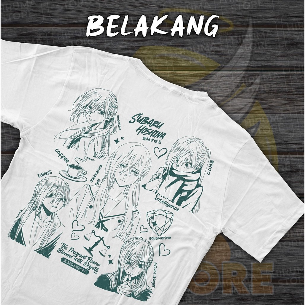 ฮิรุมะ เก็บ | SUBARU HOSHINA KAORU HANA WA RIN TO POCKET เสื้อยืด - HOSHINA SUBARU