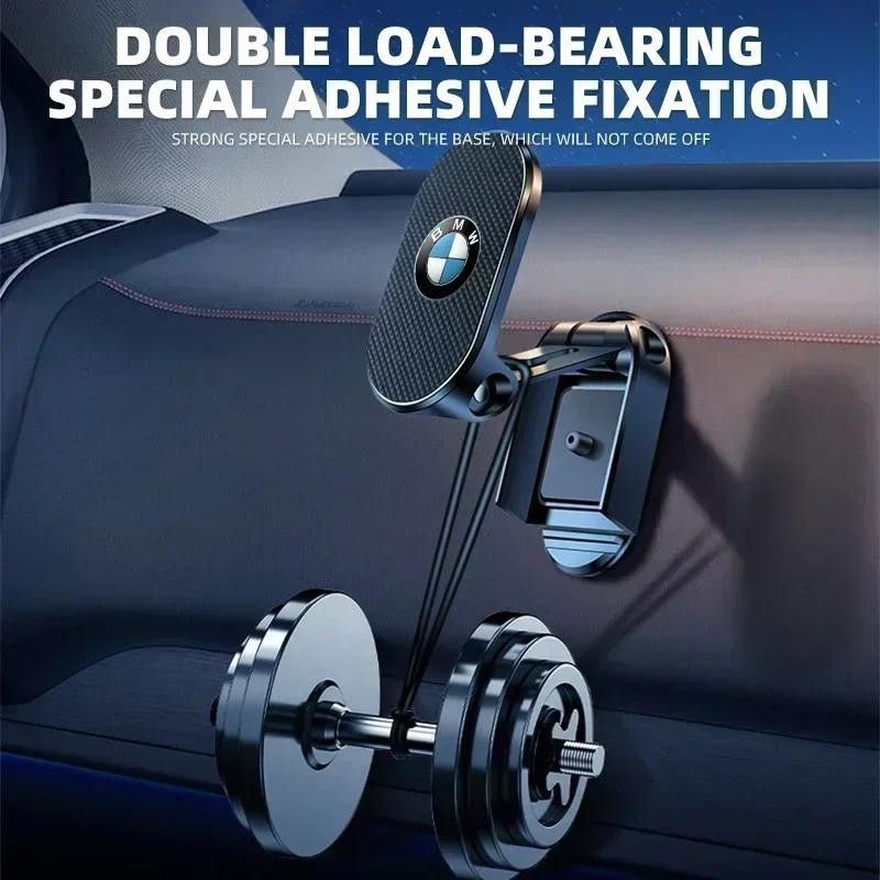 ที่วางโทรศัพท์ในรถยนต์แบบแม่เหล็กแม่เหล็กโทรศัพท์อัจฉริยะขาตั้งโทรศัพท์มือถือ GPS รองรับสําหรับ BMW 