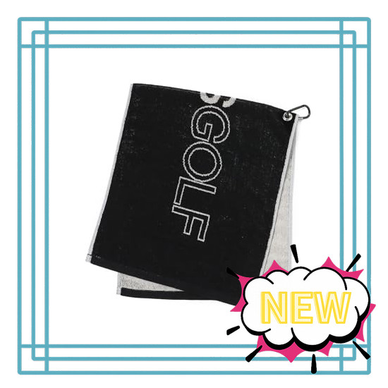 [BEAMS GOLF] Towel Bath Towel with Carabiner Imabari Logo Face Towel BLACK - 81740008421