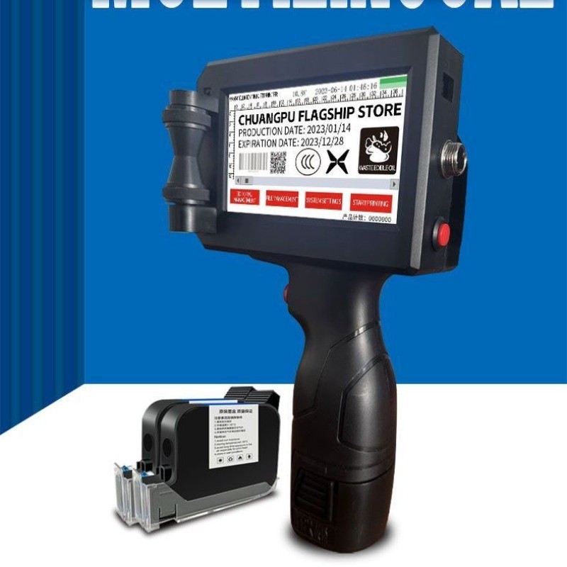 Multilingual Handheld Inkjet Printer for Production Date Serial Number 25 Languages Printer