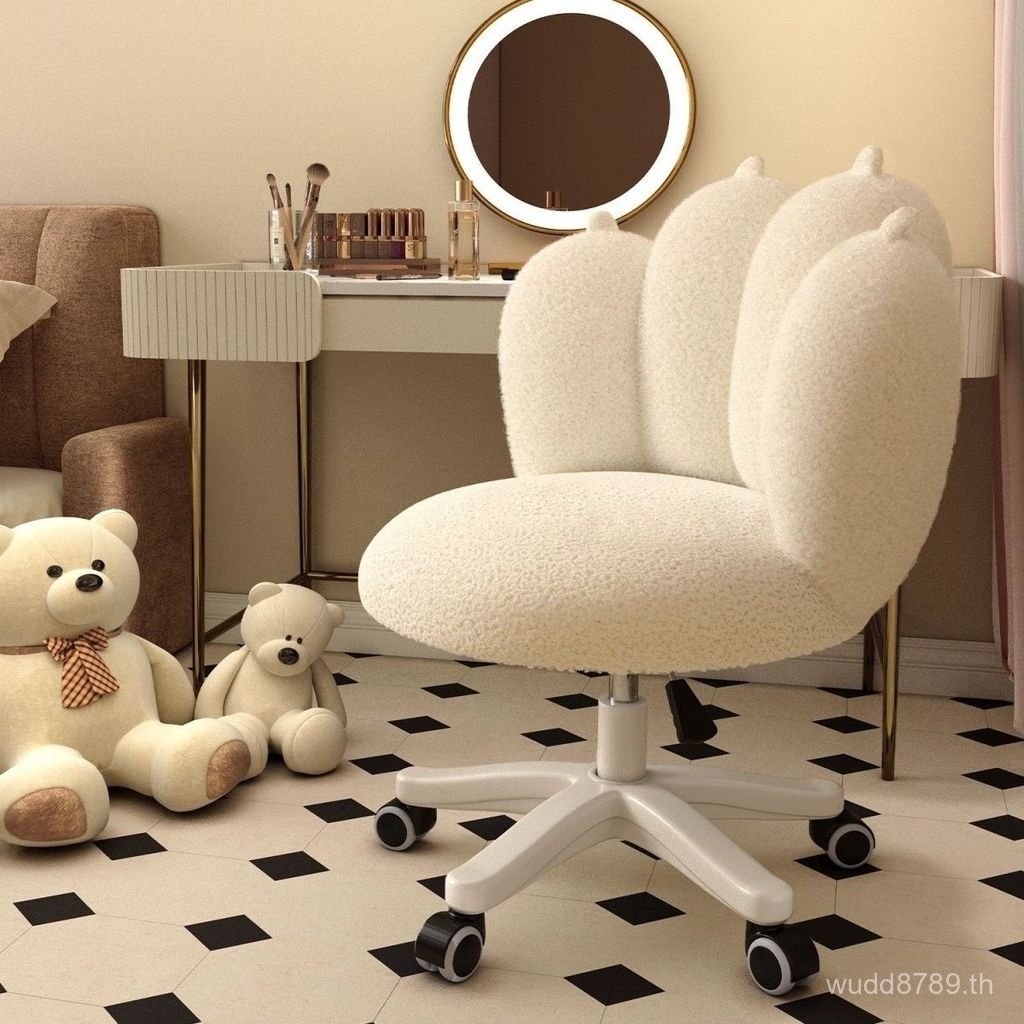 Small Apartment Dressing Simple s2v เก้าอี้แต่งหน้านักศึกษาวิทยาลัยในครัวเรือนสตูลโมเดิร์นหรูหราเก้า