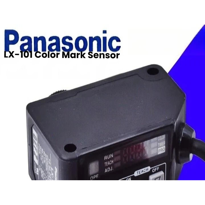 Original Panasonic LX-101 Color Mark Photoelectric Switch เซ็นเซอร์สี Smart Mark Correction เซ็นเซอร์ตําแหน่งแยกสี