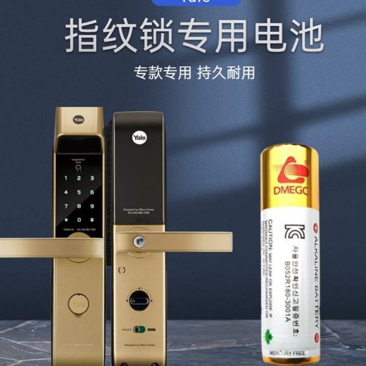แบตเตอรี่ Dongmagnetic DMEGC แบบอัลคาไลน์ เกรดพรีเมียม กับเครื่องวัดความดันโลหิต มีระบบล็อกลายนิ้วมือ