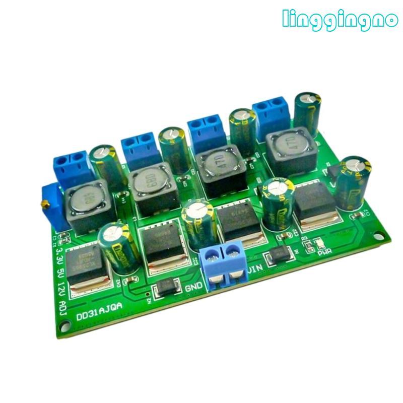 RR 3A 4 ช่อง 3 3V 5V 12V Step Down Converter โมดูล Step Down Converter Board