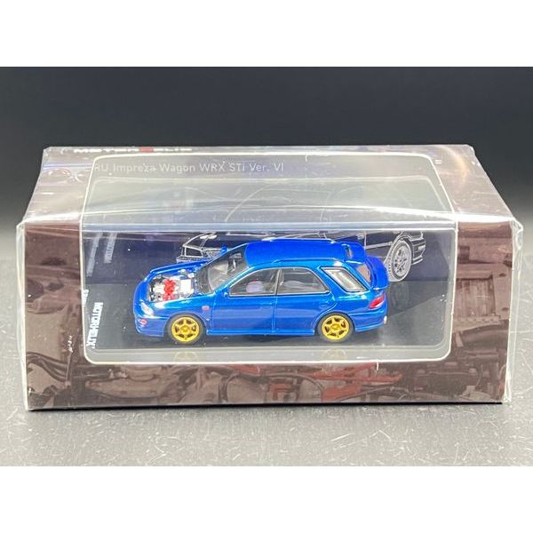 MOTORHELIX 1/64
Subaru lmpreza Wagon WRX STi Version VI : Rally Blue