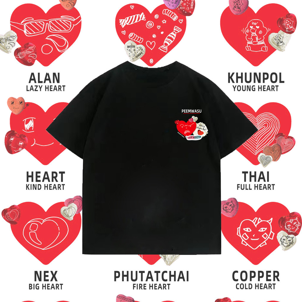 【ใหม่】NPP&BUS เสื้อยืดลายสตรีทแฟชั่น สไตล์เท่ๆ