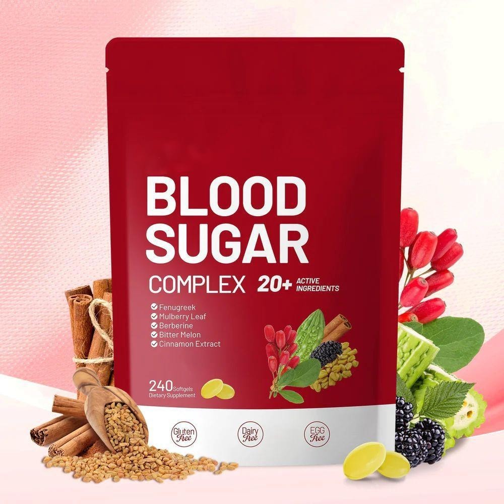 พร้อมสต็อก Fast Shipping ขายร้อน Blood SUGAR Balance Soft Capsules Blood SUGAR Compound Balance Caps