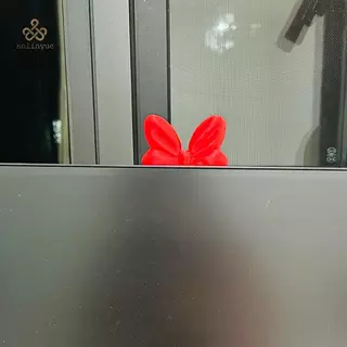 HELINYUE Bow-Shaped Screen Decorator คอมพิวเตอร์ Monitor & Car Vent ตกแต่งความเครียด Fidget สําหรับสาว,เครื่องประดับพลาสติกสําหรับ Home Office TH