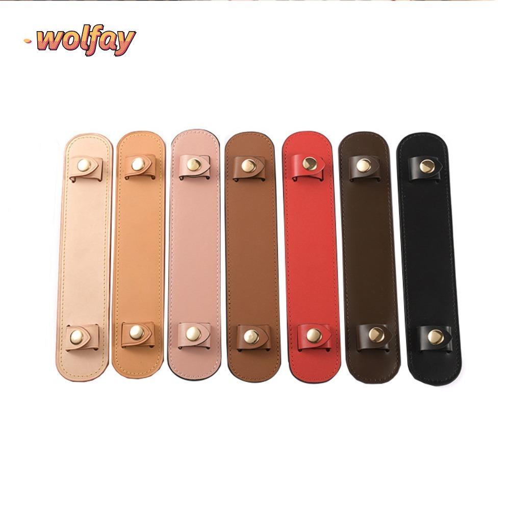 WOLFAY Decompression แผ่นรองไหล่, อุปกรณ์เสริมกระเป๋า Protecter สายกระเป๋า, สายยึดกระเป๋าเปลี่ยนไหล่รองรับแฟชั่นสายหนังกว้างผู้หญิง Lady