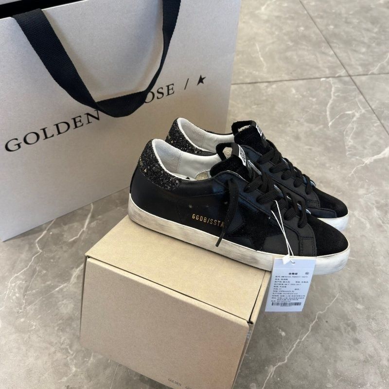 รองเท้า Golden Goose Star GGDB Retro Distressed ผู้ชายผู้หญิงรองเท้าสกปรก