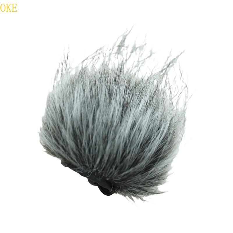 OKE Furry ไมโครโฟนกลางแจ้งกระจก Muff สําหรับ ZOOM H1 Essential เครื่องบันทึกดิจิตอลแบบพกพา