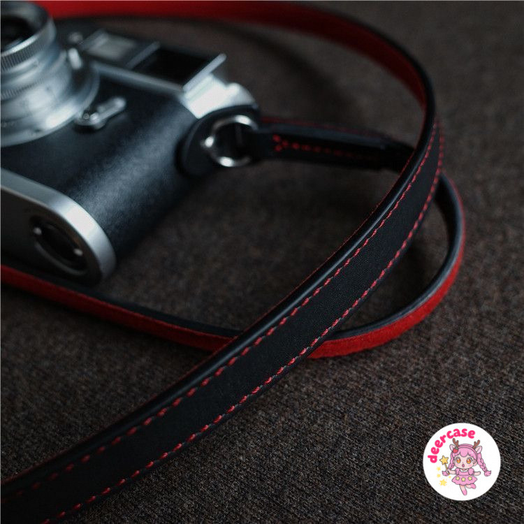Handmade ของแท้หนังสายคล้องกล้องไหล่สลิงเข็มขัดสําหรับ Sony A7C A9 II A7R4 Nikon Leica Q2 M10 Fujifi