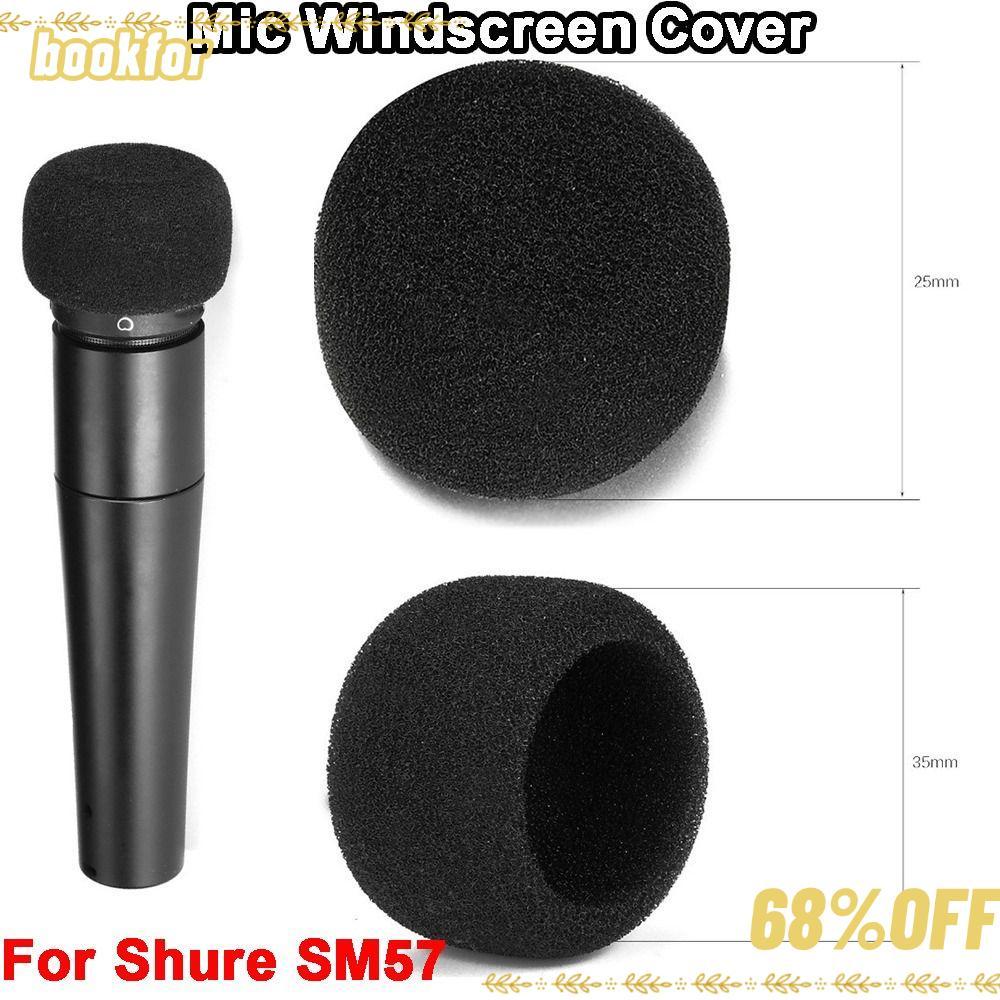 BOOKFOR ไมโครโฟน Pop Filter, Flocked ฟองน้ําโฟม Windproof Mic กระจก, Professional เปลี่ยนไมโครโฟนสํา