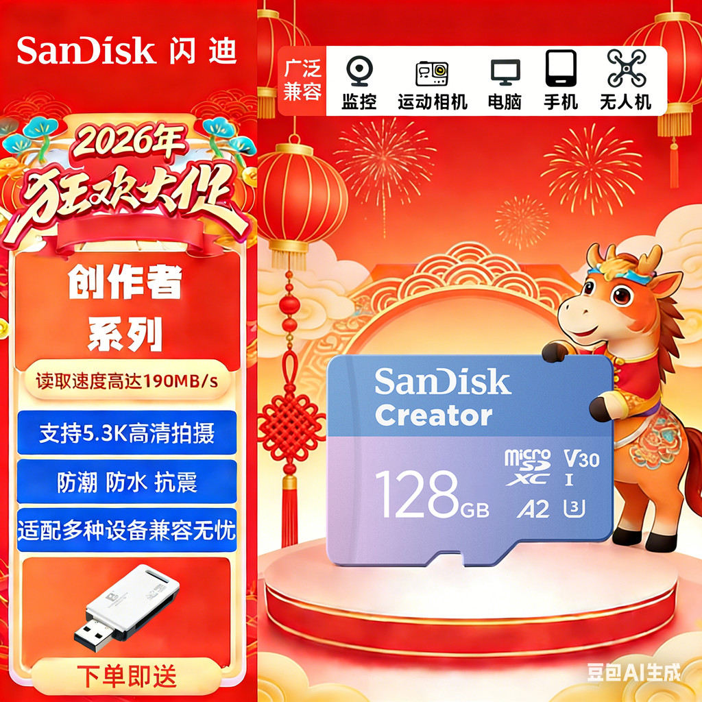 ssd 1tb sdcard Sandi Creator Memory Card 128g การ์ดหน่วยความจํา MicroSD sanisk256g การ์ดสีชมพู DJI p