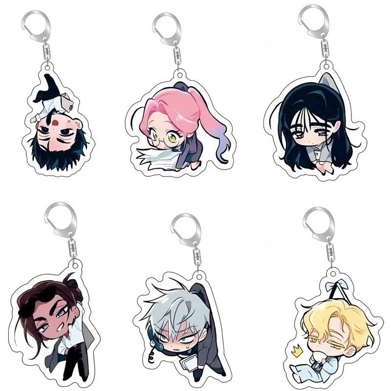 Alien Stage ALST พวงกุญแจ Dance Chibi Ivan Till Luka Mizi Hyuna Sua ไมกาโปร่งใสสําหรับตกแต่งกระเป๋าน