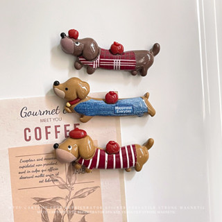 ดัชชุนสติกเกอร์ตู้เย็น 3ง สามมิติสัตว์น่ารักแม่เหล็กเรซิ่นแม…