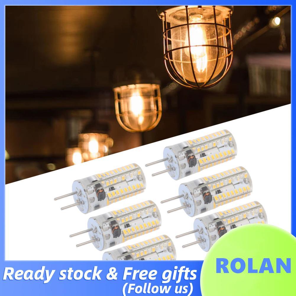 Rolan Rolan GY6.35 หลอดไฟ LED วอร์มไวท์ 2700 - 3000K AC12V กระจายความร้อนได้ดีสำหรับสำนักงาน (วอร์มไ