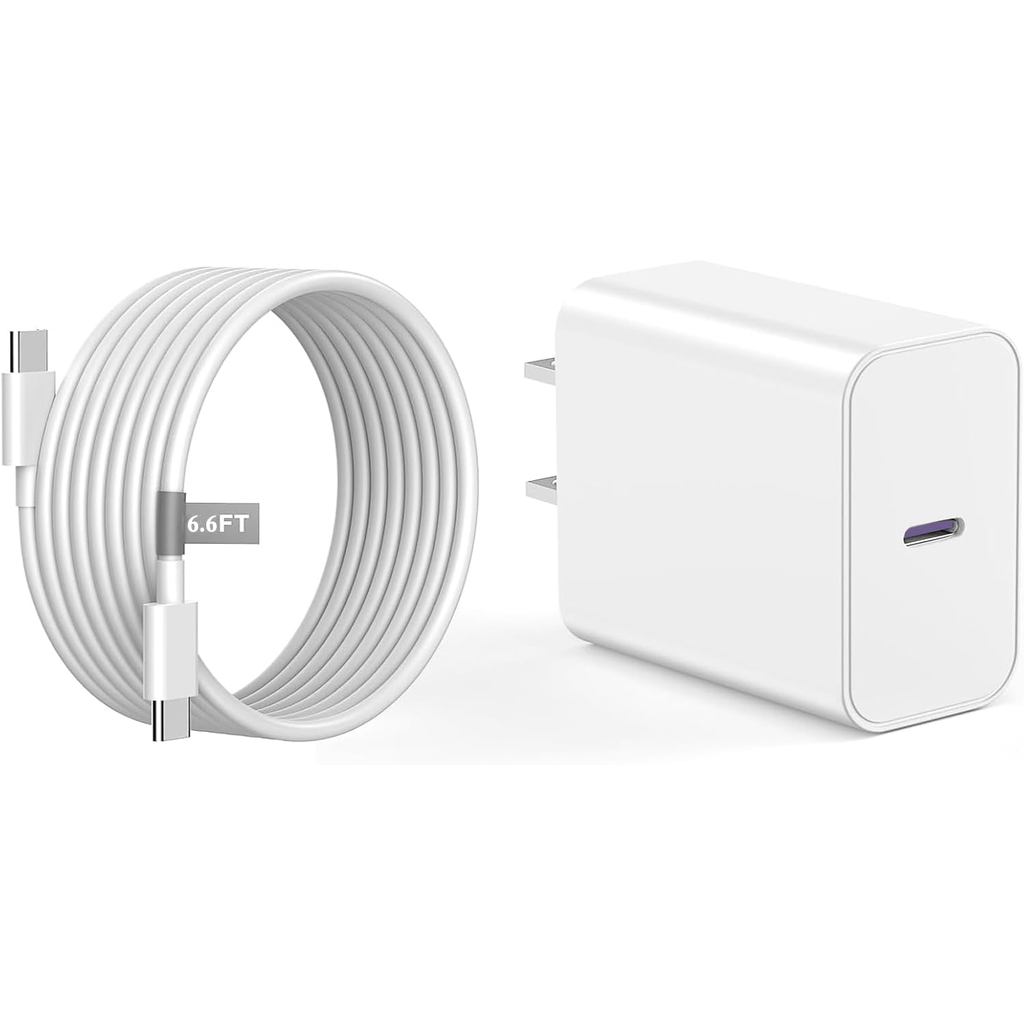 30W PPS USBC Fast Turbo Charger 6.6ft สาย USBC สําหรับ Motorola Moto G Play 2024/2023/2026, G Power 