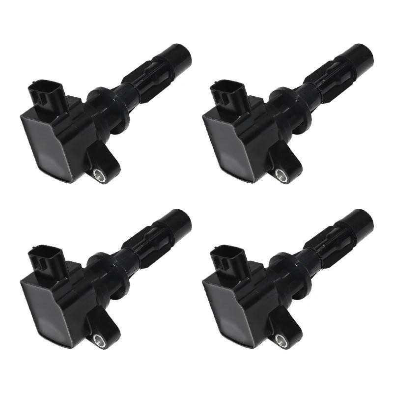 4PCS คอยล์จุดระเบิดสําหรับ Mazda 5 2.0 2005-2010 3 BK BL CX-7 MX-5 Tribute 2.3 2004-2008 LF2L18100A 