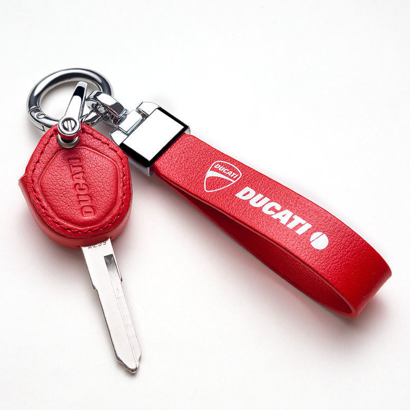 2022 ใหม่ Ducati Key Case 950 Lingsu 950 Leather Key Case Ducati V2v4 Key Chain