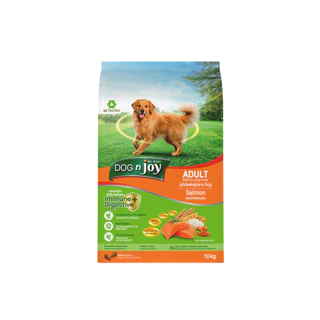 [8-10กก] Dog n Joy ด็อกเอ็นจอย อาหารเม็ดสุนัข เกรดพรีเมียม สำหรับอาหารสุนัขโต 1 ปีขึ้นไป ขนาด 8-10 kg
