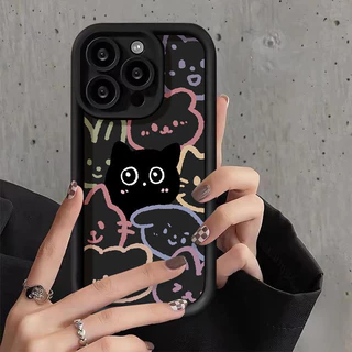 🔥KingMall🔥เคสโทรศัพท์น่ารัก เคส สำหรับ Samsung A55 A54 A06 A07 A17 A16 A03 A15 A56 A36 A12 A35 A26 A34 A25 A14 S23 S24