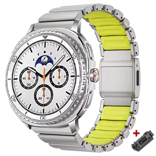 สายโลหะสําหรับ Samsung Galaxy Watch 8 40 มม.44 มม.8 คลาสสิก 46 มม.สําหรับ Galaxy Watch 7 Ultra 2025 47 มม.สร้อยข้อมือ