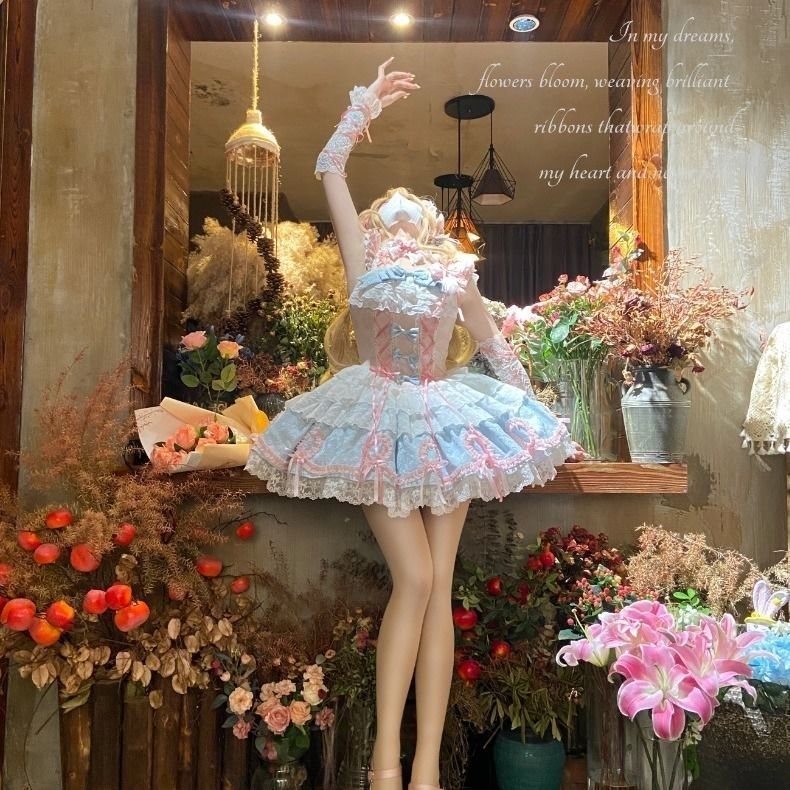 [Fudie Love Song] Lolita Lolita Full Dress jsk Dress Bow Lolita