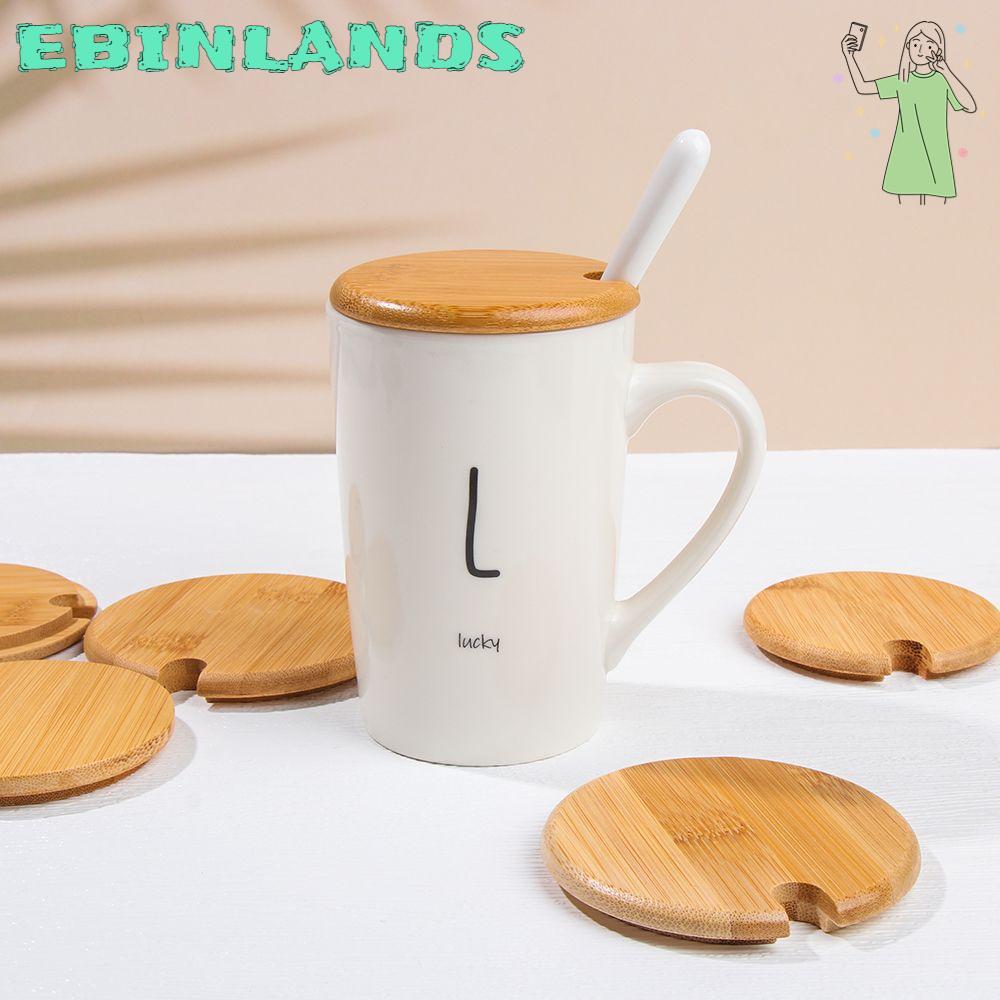 EBINLANDSFA ฝาไม้ไม้ไผ่ขนาดต่างๆองค์กรห้องครัว Mason Jar Cap ฝาครอบแก้ว