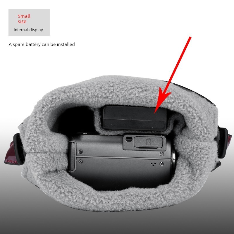 เหมาะสําหรับ Sony ZV1FE10LA7Cs3 การ์ดสีดํา 6RX100m4 กระเป๋าเก็บ XT5Z50 กระเป๋าหนังแกะ GR2 กล้อง