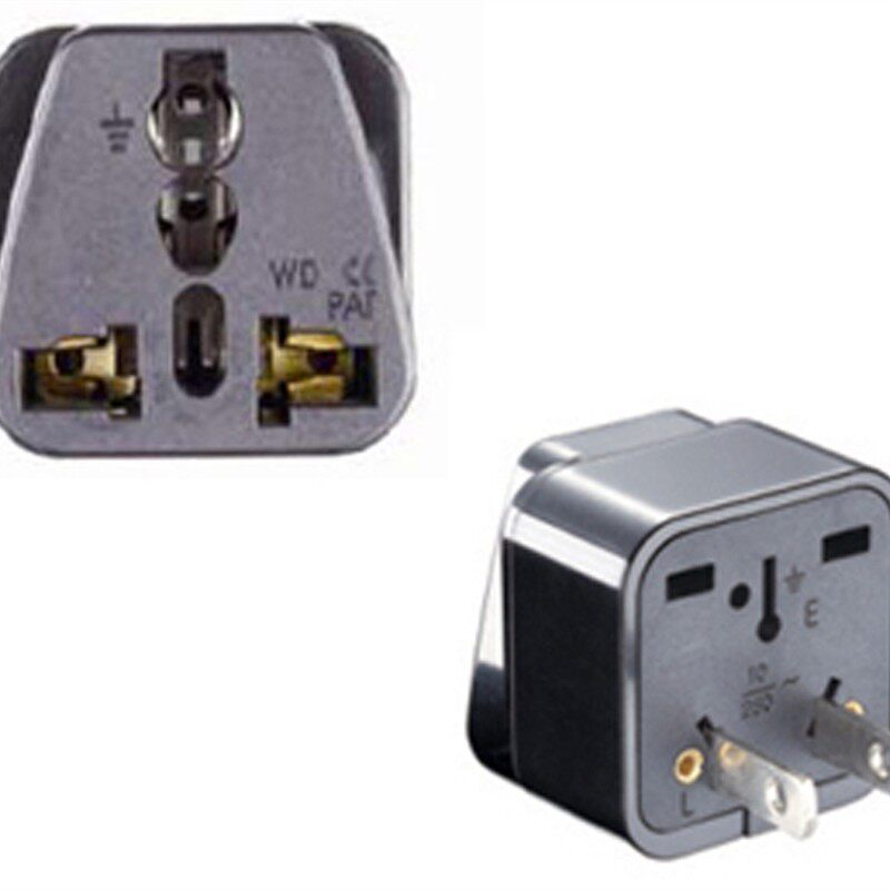 ปลั๊กแปลง universal travel adapter American Britain European Universal Travel Plug Adapter AU