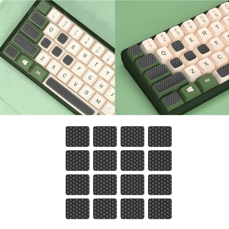 Zzz 4 8 16 ชิ้นซิลิโคน Keycaps สติกเกอร์ Antislip สําหรับคอมพิวเตอร์ Gamers