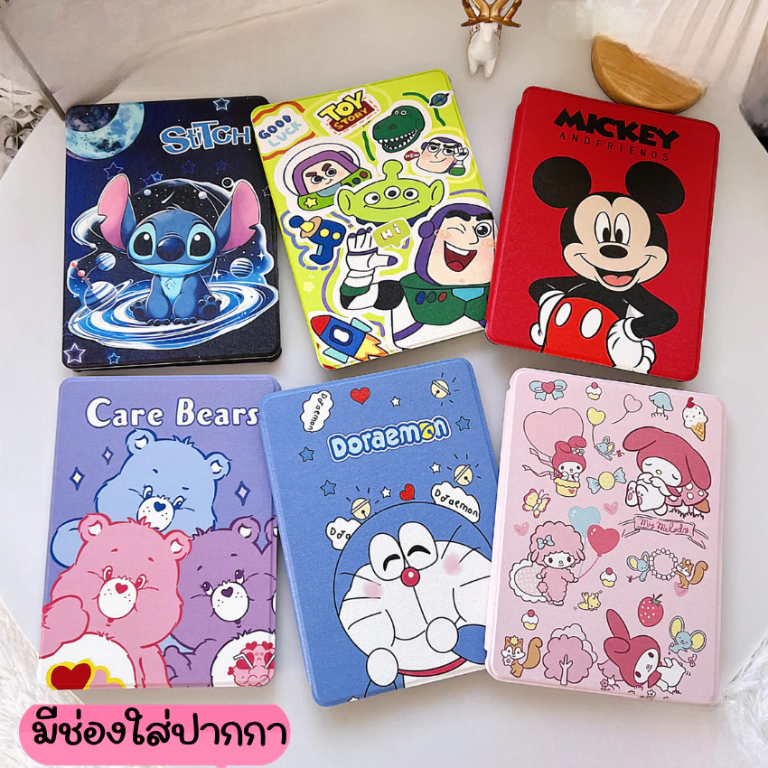 เคสสำหรับไอแพด จัดส่งทันที การ์ตูน ลูกหนูแมวหมี สุดฮิต เคสช่องใส่ปากกา for iPad Gen11/10/9/8 Mini7/6/5/4 Air2/3 Pro11/13
