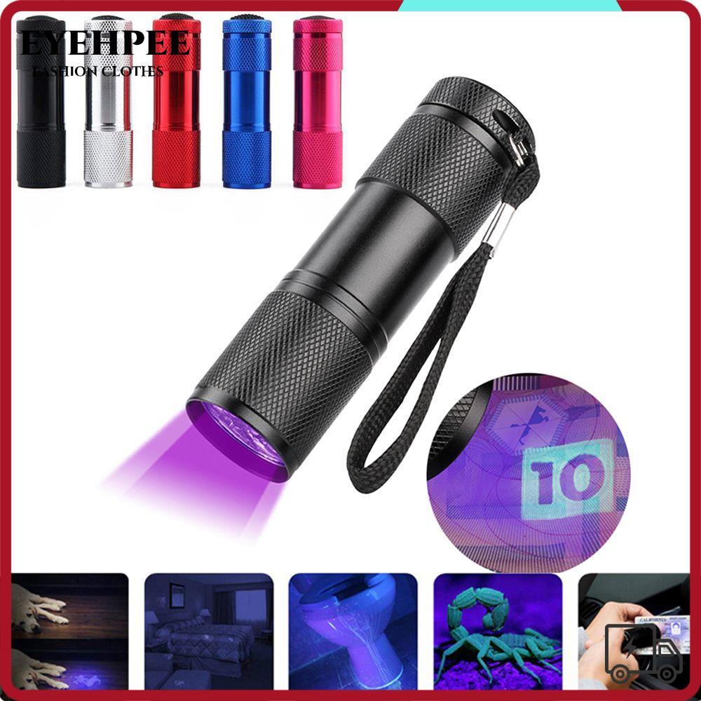 EYEHPEE 9 ไฟฉาย LED UV 395nm กันน้ํา