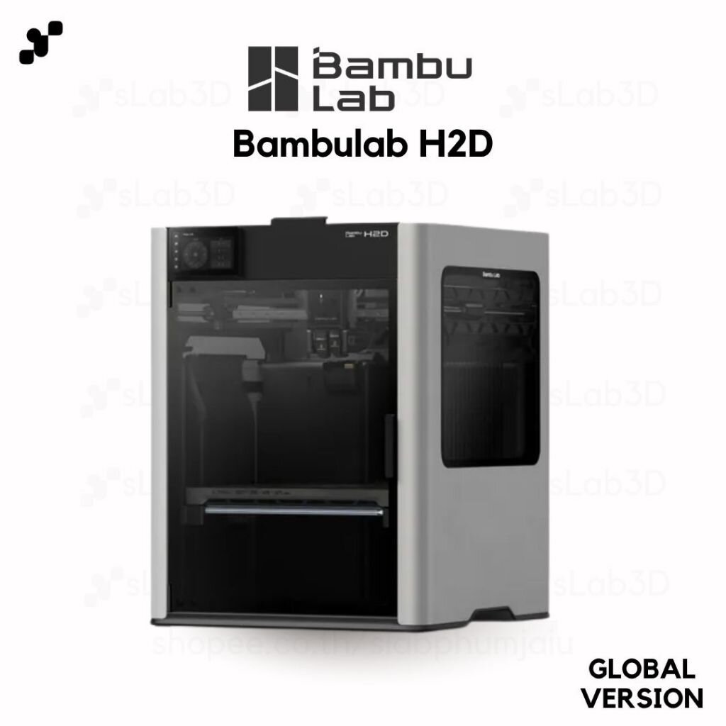 Bambulab H2D เครื่องพิมพ์สามมิติ (3D Printer) | Global Version เครื่องประกันไทย