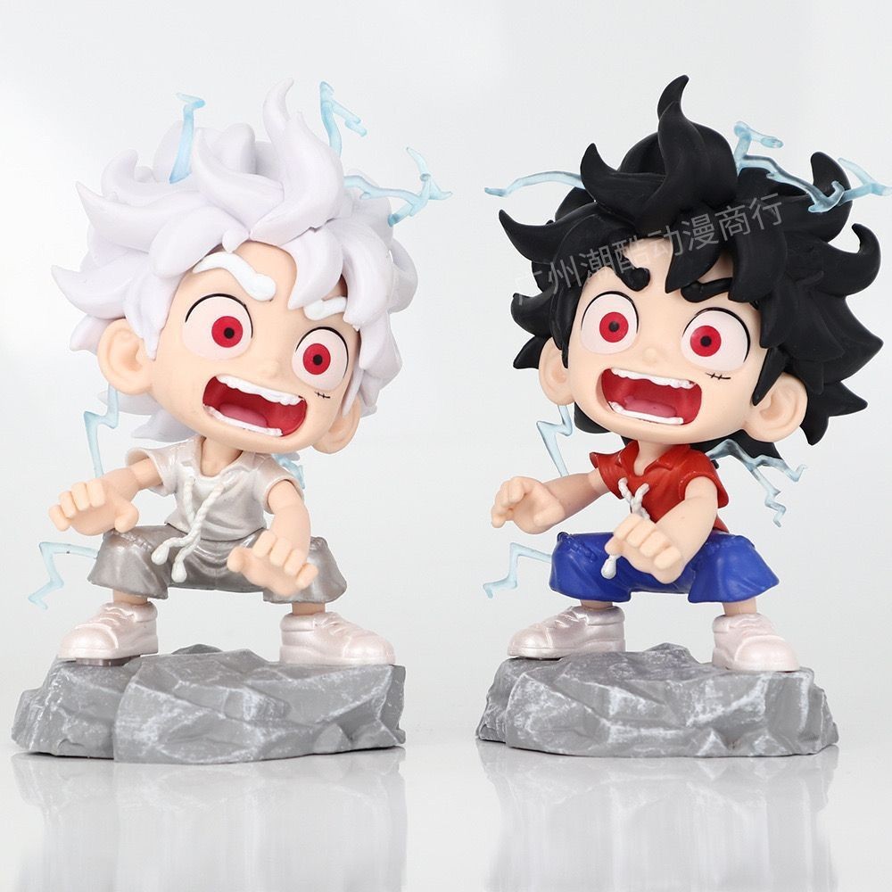 One Piece รูปเสื้อผ้าอินเทรนด์ Nika Luffy รูป Surprise Luffy เดสก์ท็อปตกแต่งรุ่น Q Nika Luffy 03.28