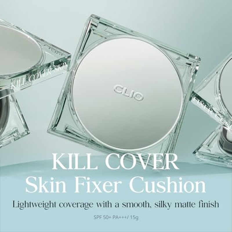 CLIO KILL COVER SKIN FIXER CUSHION (เวอร์ชันขั้นสูง) (23N GINGER, [รวมรีฟิล])