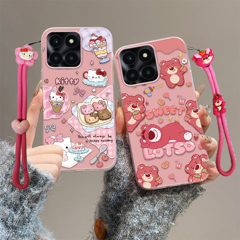 เคส Honor x6a เคส Honor x6b เคสโทรศัพท์ป้องกันการตกน่ารัก