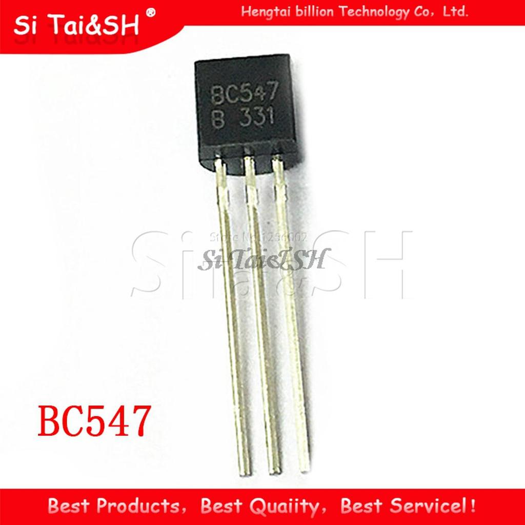 100PCS BC547B TO-92 BC547 TO92 547B ทรานซิสเตอร์ไตรโอดใหม่