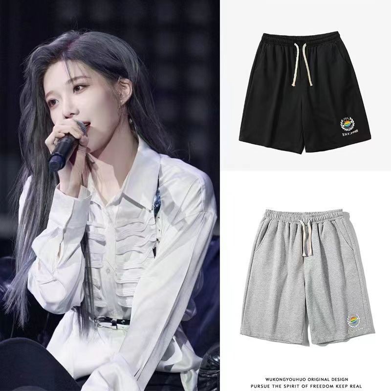 กางเกงขาสั้น SNH48 Shen Mengyao สไตล์ STREET WEAR สำหรับนักเรียนผู้หญิง