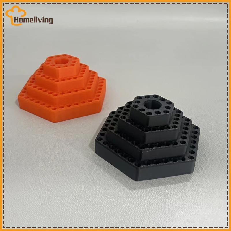 บ้าน 1 ชิ้น Bit Hex Shank Organiser Bit ผู้ถือกล่องสําหรับเจาะ 4.8 มิลลิเมตร/หกเหลี่ยมเคล็ดลับกล่อง 