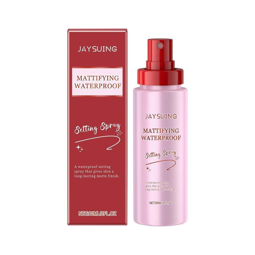 Jaysuing Matte Makeup Setting Spray Natural Light Thin Makeup Setting Moisturizing Fresh Long-Lastin
