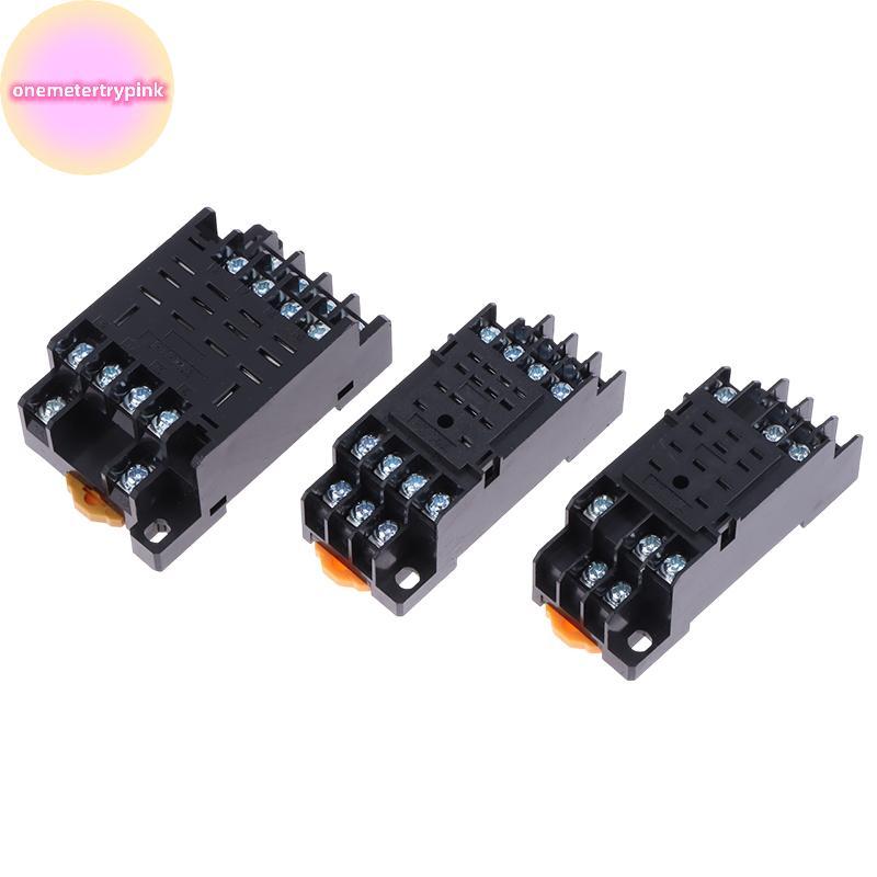 ONEPINK PYF08A PYF11A PYF14A PTF08A PTF14A ซ็อกเก็ตฐานรีเลย์ 8/11/14 Pin Small Intermediate Relay Ho