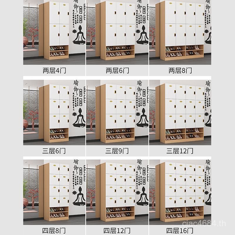 กระเป๋าเก็บของ Staff Locker Locker ห้องน้ําไม้ A91S