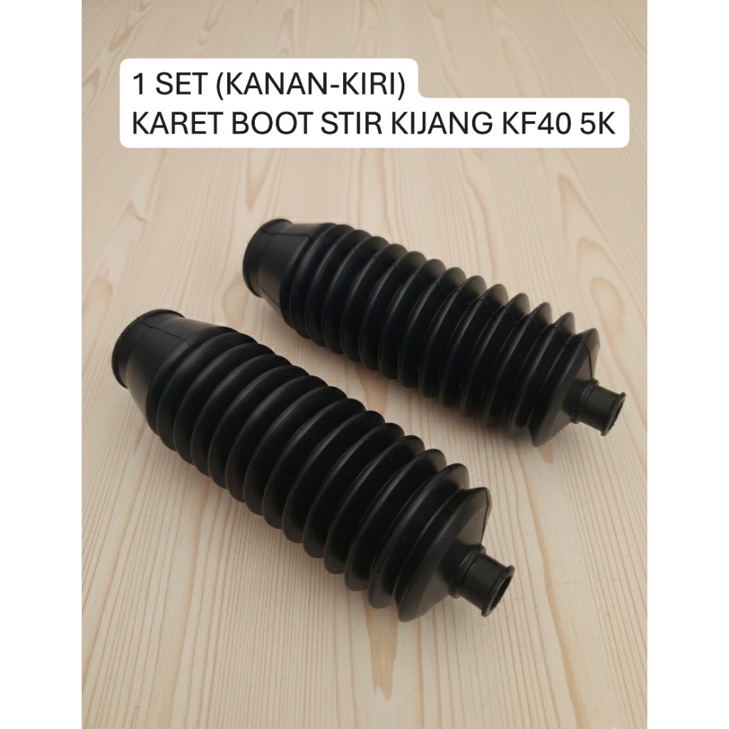 STEERING BOOT RUBBER STER KIJANG 5K KF40 STEERING BOOT RUBBER KF40 5K 1 ชุด