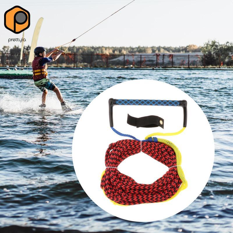 Prettyia Wakeboard Tow Rope with Handle, 75ft, Wakeboard And Surf Tow Rope,