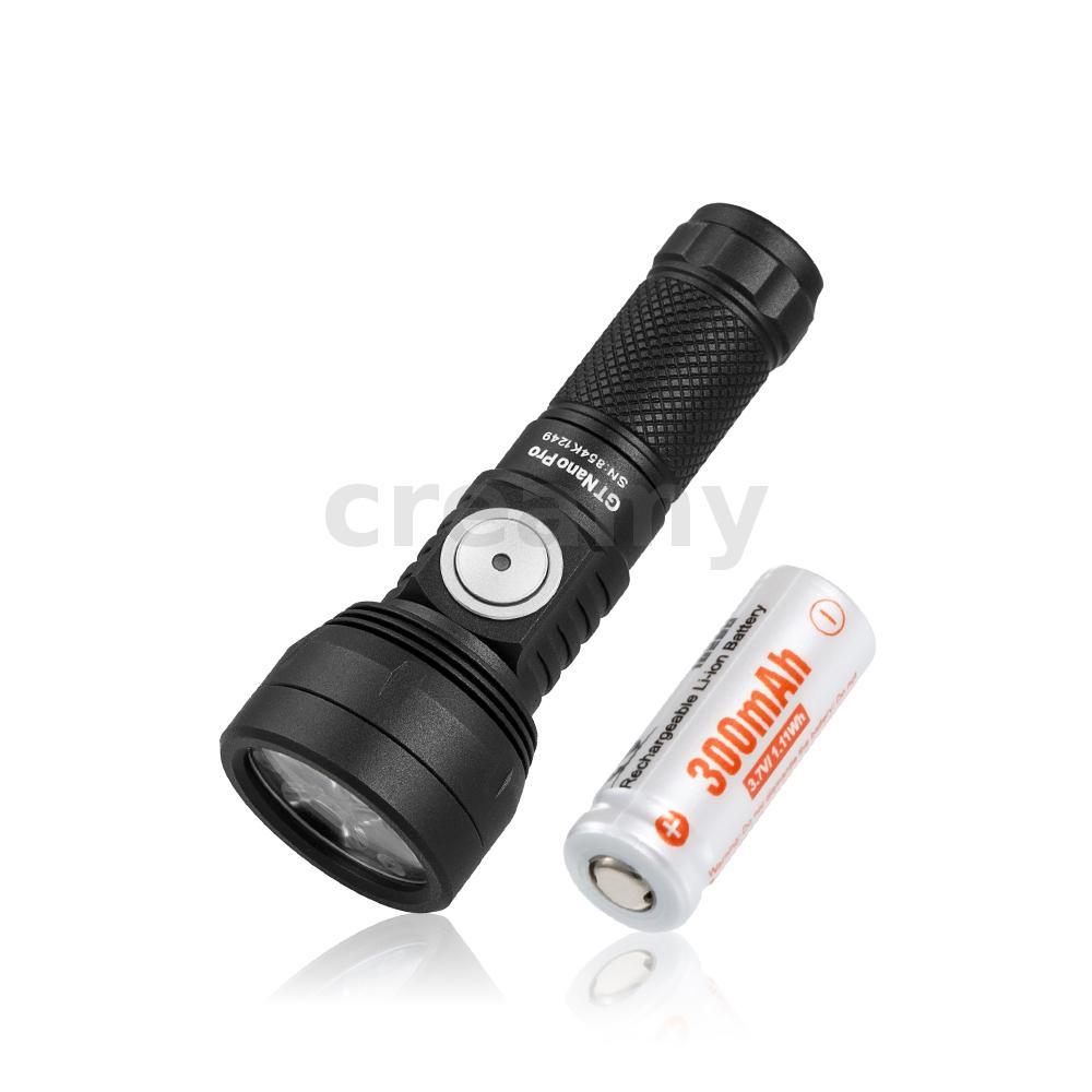 ไฟฉายพวงกุญแจ Lumintop GT NANO PRO ชาร์จทาง USB Type-C พร้อมแบตเตอรี่ 10280 และความสว่าง 1600 ลูเมน สำหรับ camping และการใช้งานในชีวิตประจำวัน